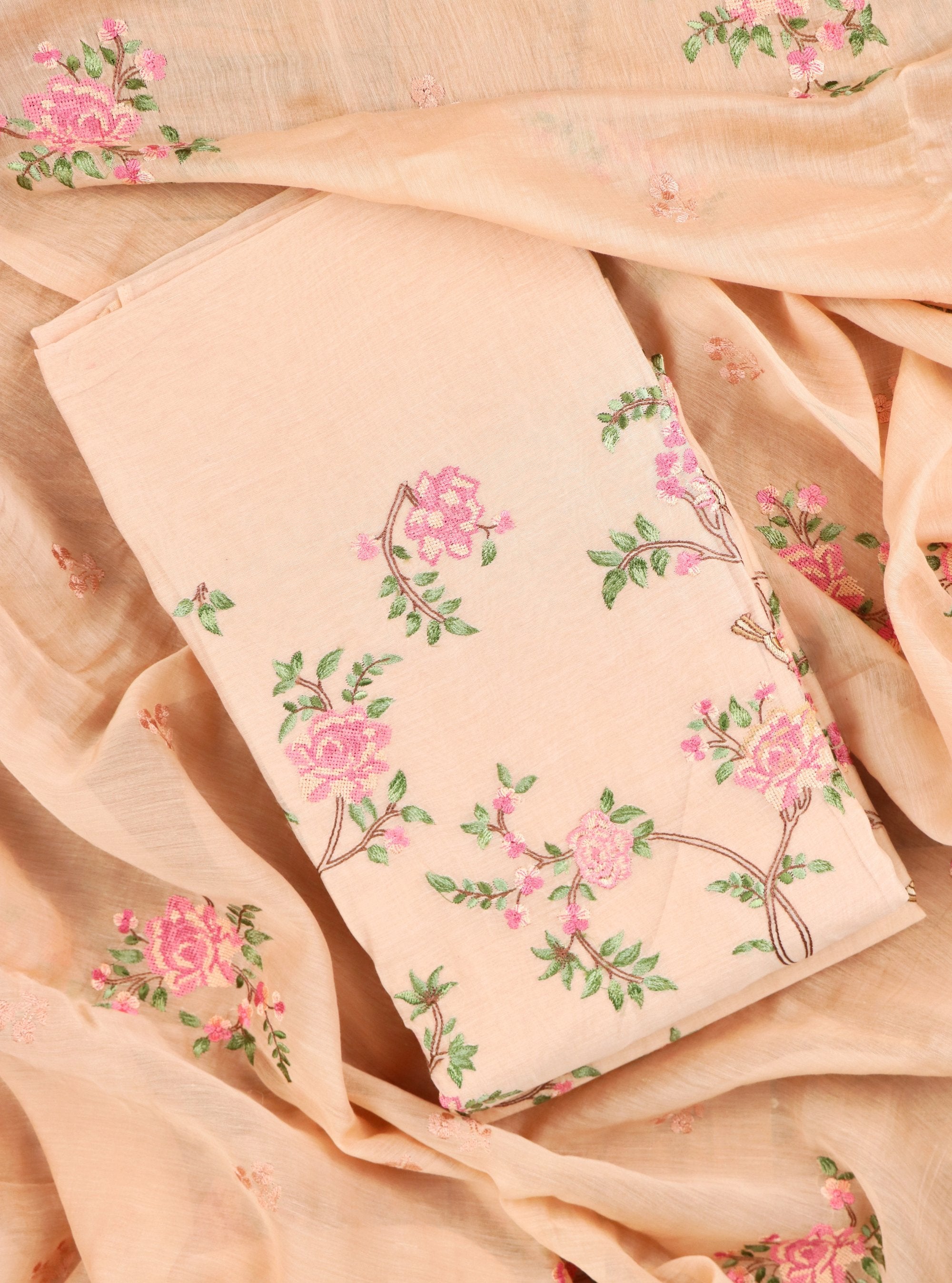 Pakhiri  embroidered suit set