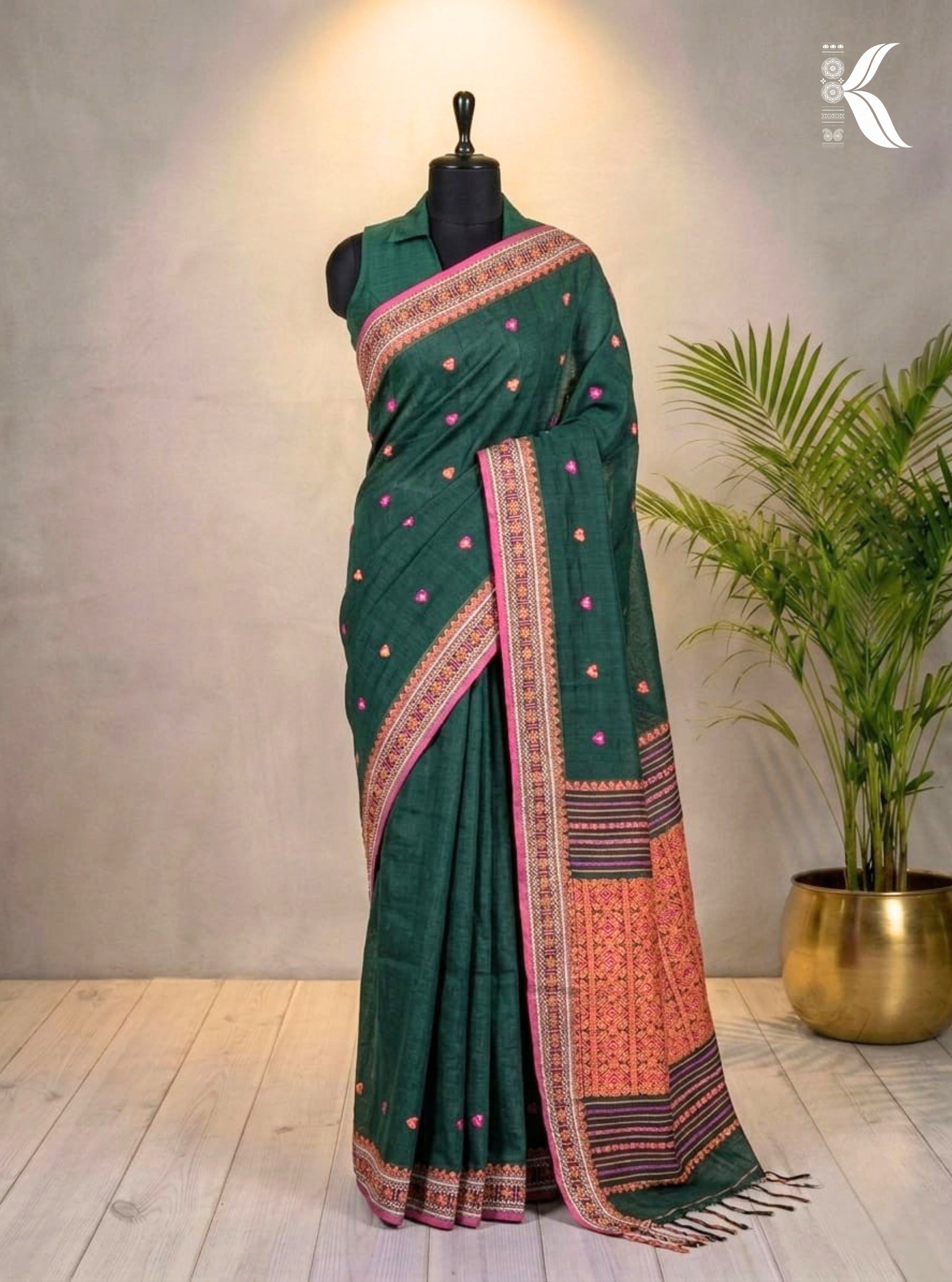 Ira Handloom Jamdani Saree
