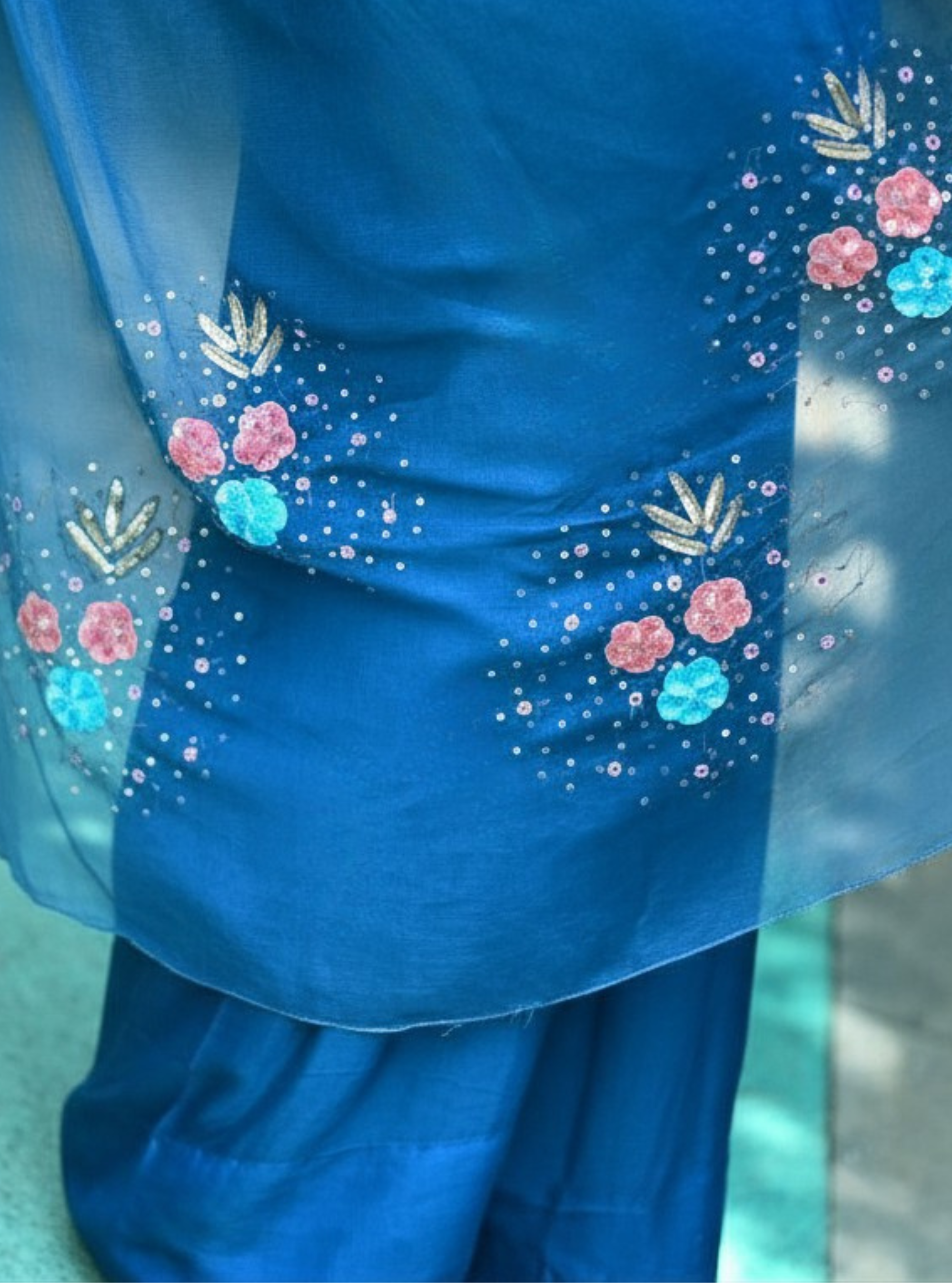 Myra Hand-embroidered Chiffon Saree