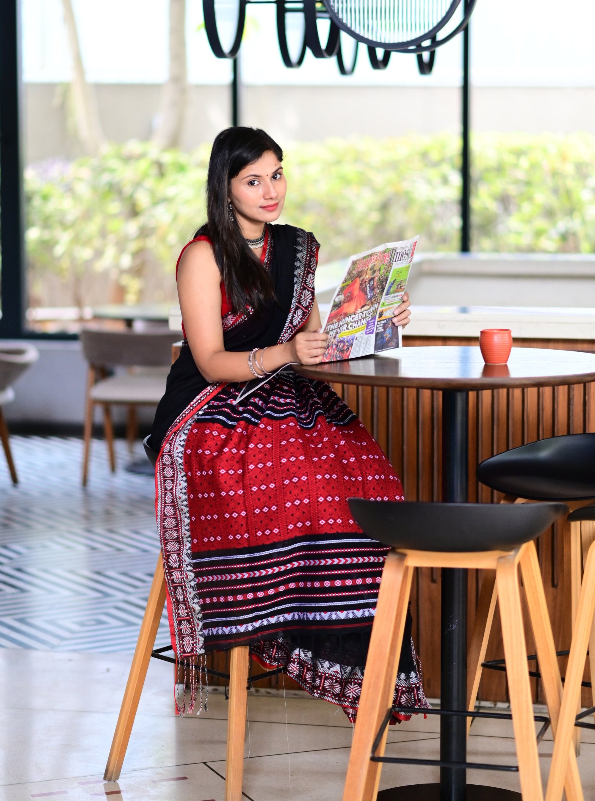 Nisha Handwoven Jamdani Saree
