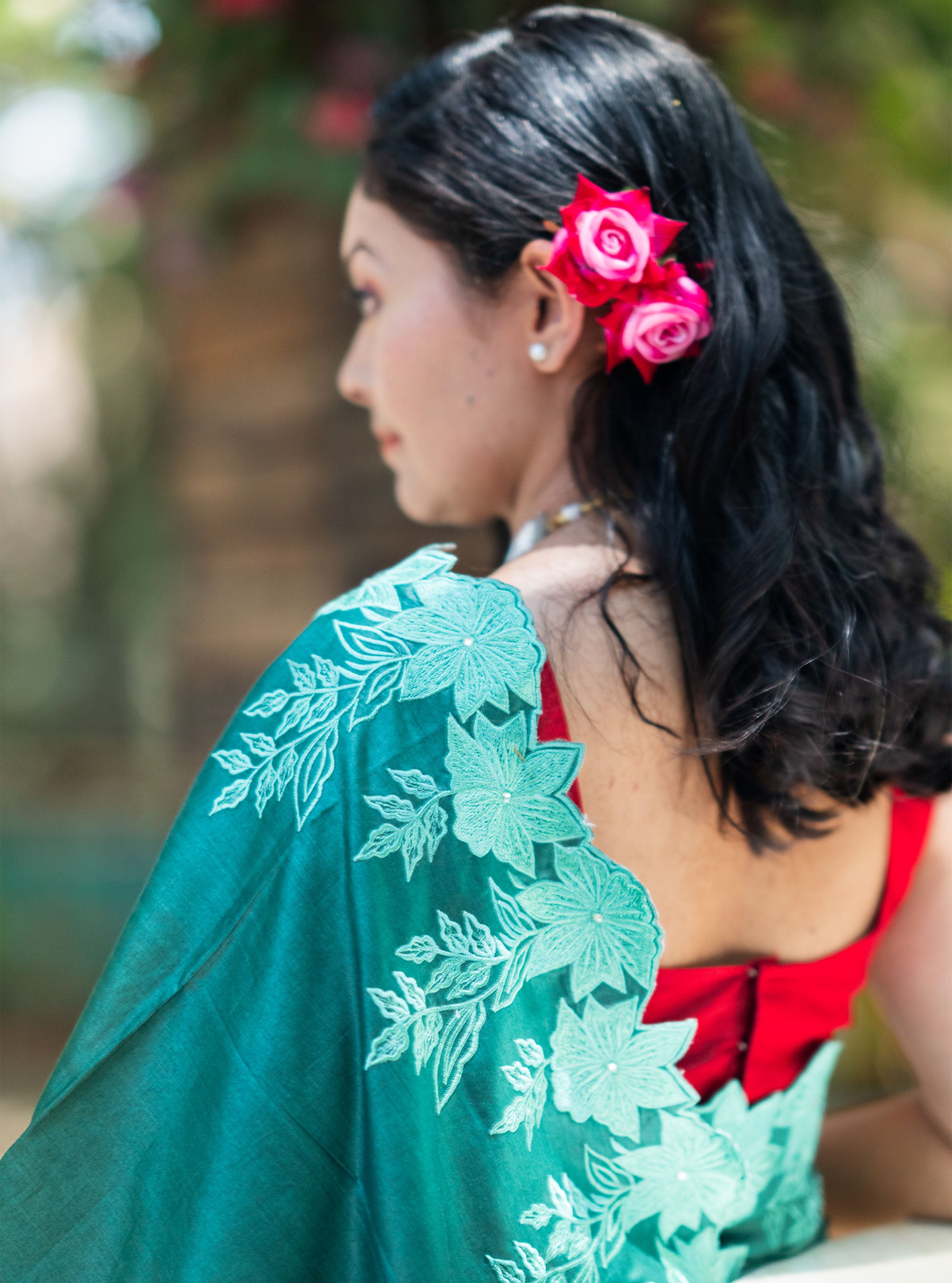 Vanya Handcrafted Tussar Silk Saree