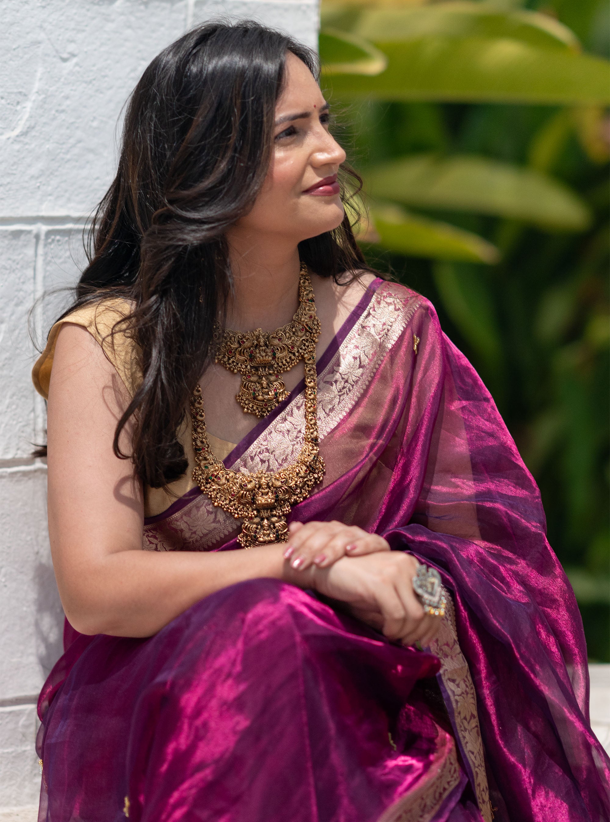 Meher Banarasi Tissue Silk Saree