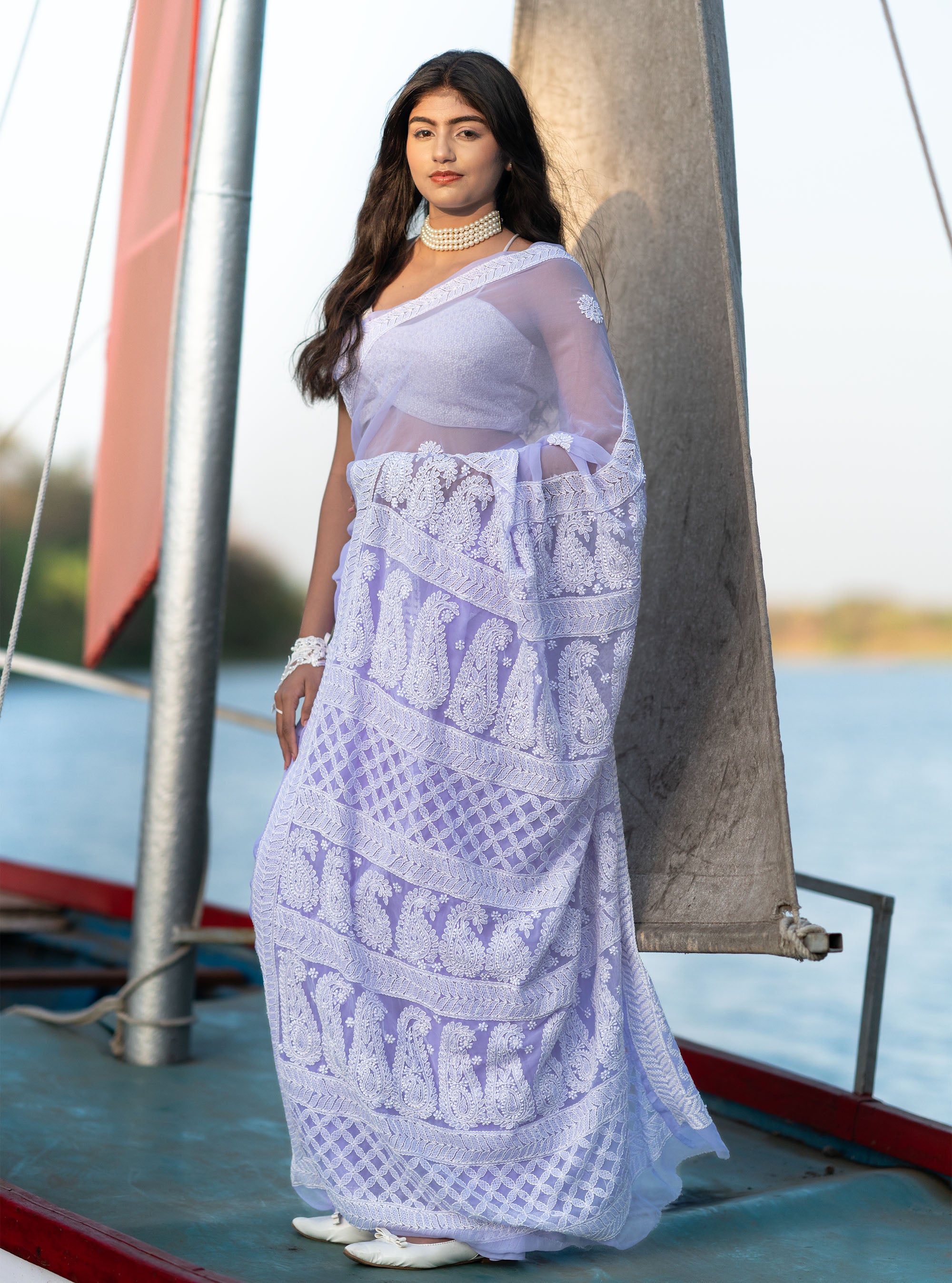 Shanaya Handwork Chikankari Saree