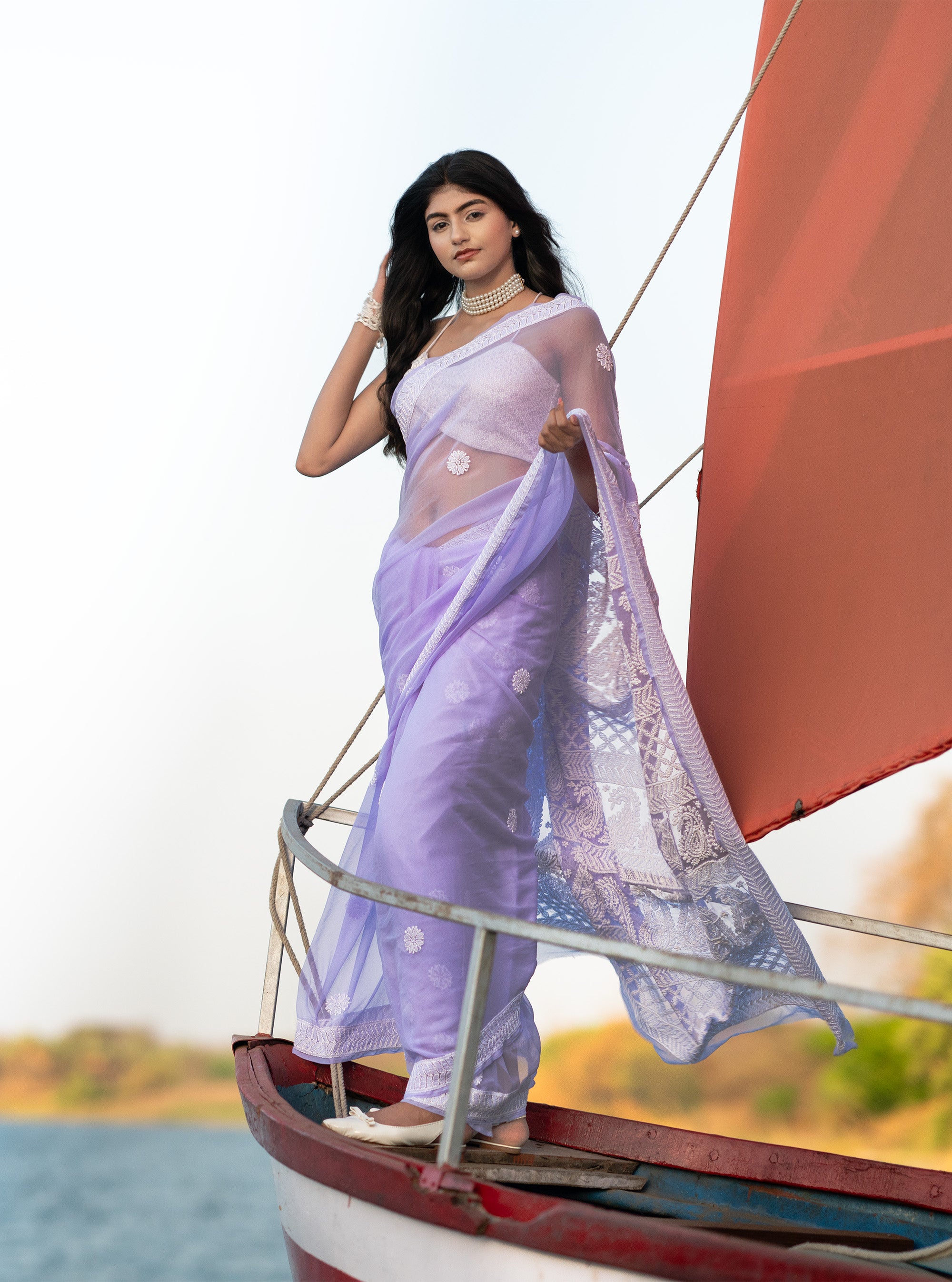 Shanaya Handwork Chikankari Saree