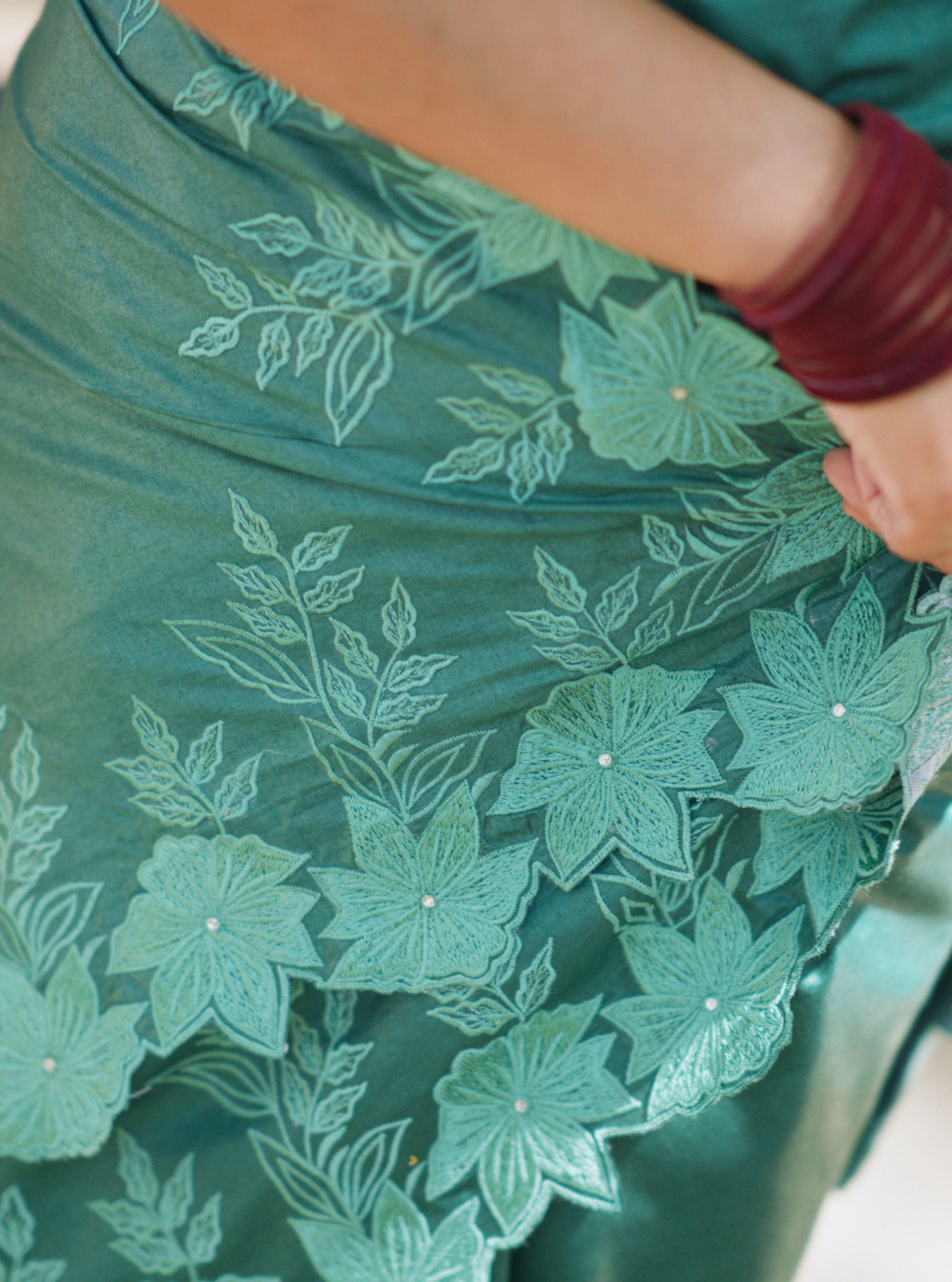 Vanya Handcrafted Tussar Silk Saree