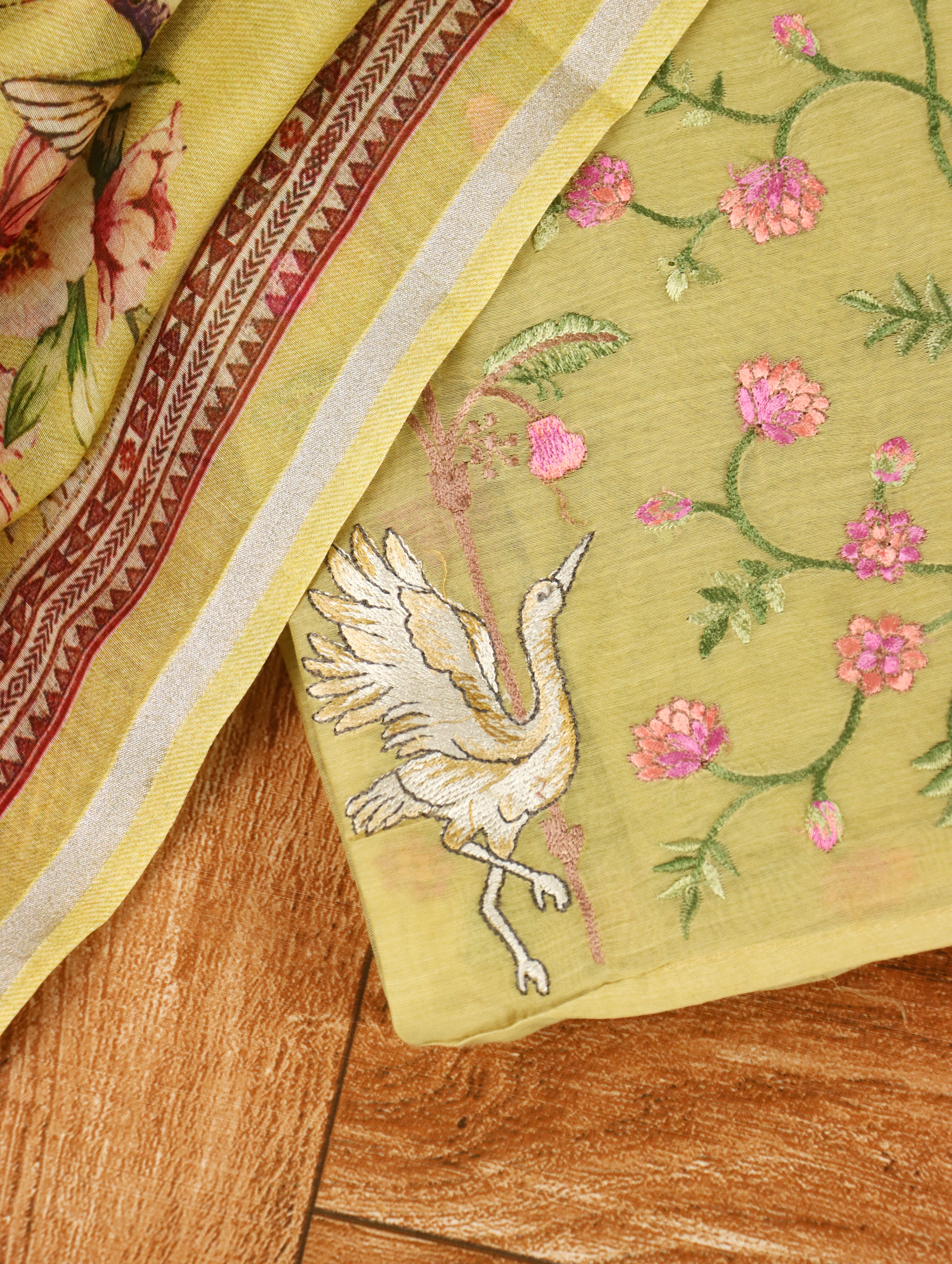 Charu embroidered suit set