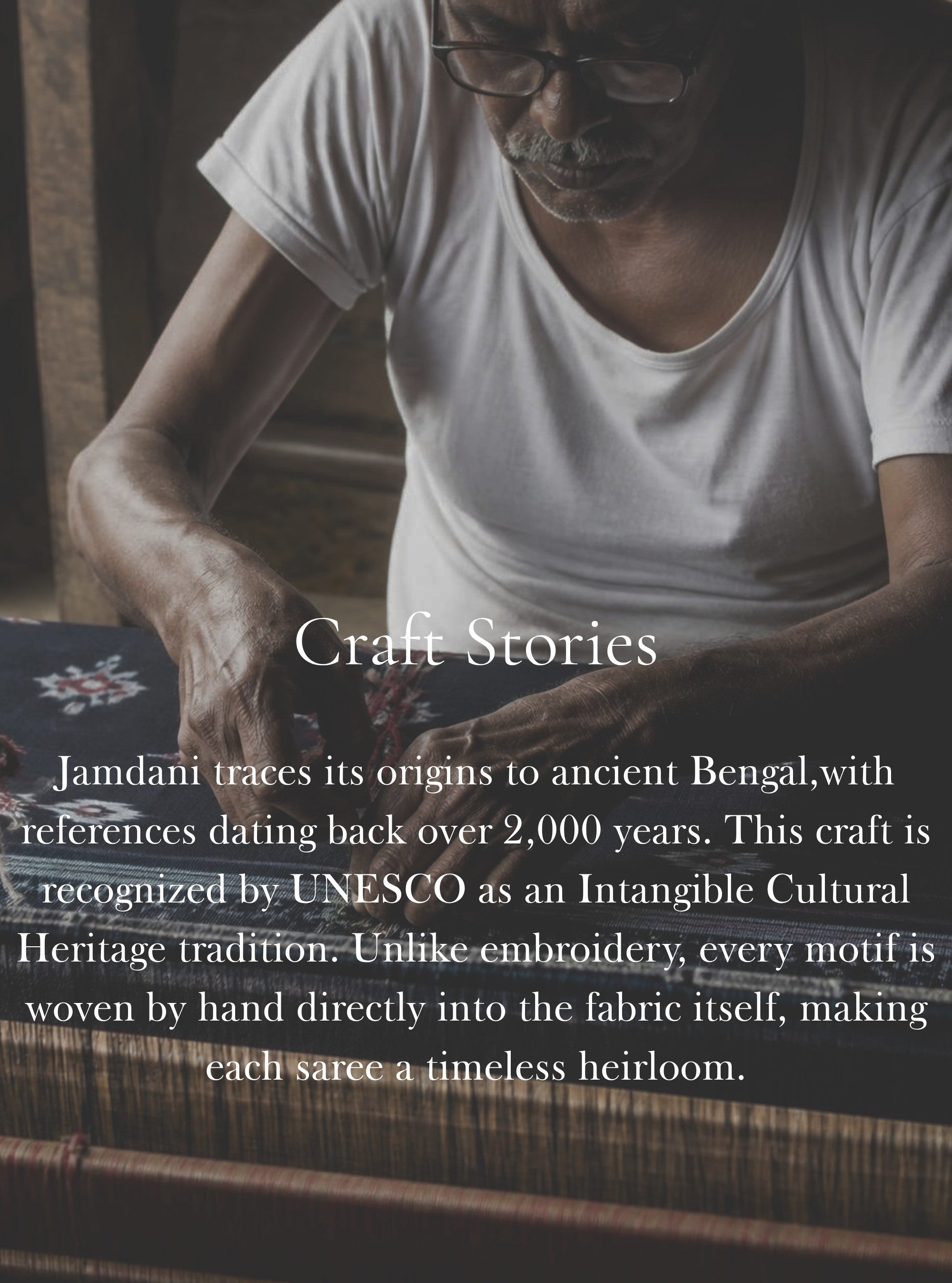 Ira Handloom Jamdani Saree
